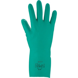 ASATEX ®- Chemikalienschutz-Handschuhe, Nitril, Kat III, grün, 12 Paar