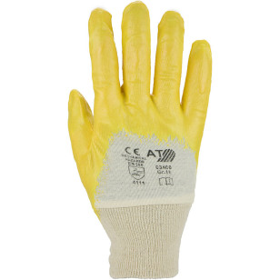 ASATEX® Nitril-Handschuhe, gelb, 12 Paar