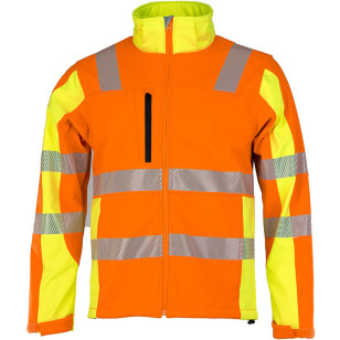ASATEX® Prevent® Trendline Warnschutzsoftshelljacke, Klasse 2 ASATEX® Prevent® Trendline Warnschutzsoftshelljacke, Klasse 2