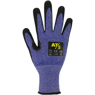 ASATEX® Schnittschutz-Handschuhe mit schwarzer Nitril-Beschichtung, Schnittschutzstufe 5, 10 Paar