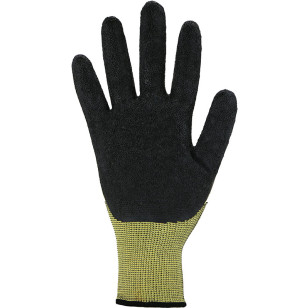 ASATEX® Strick-Handschuhe mit schwarzer Latex-Beschichtung, Kat II, 12 Paar