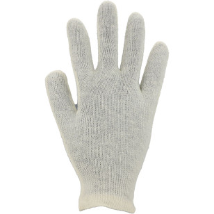 Baumwolltrikot-Handschuhe, Damengröße, 12 Paar