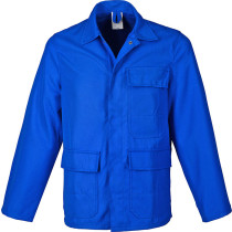 ASATEX® Chemikalienschutzjacke, Polyester 260 g/m², kornblau, Größe 46