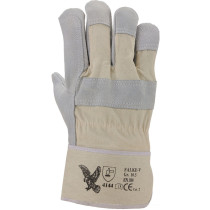 ASATEX® FALKE-V Rindspaltleder- Handschuhe, Größe 11, 12 Paar