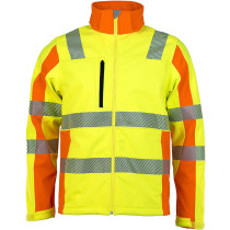 ASATEX® Prevent® Trendline Warnschutzsoftshelljacke, Klasse 2