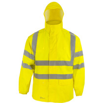 ASATEX® Prevent® Warnschutz- Regenjacke, PU- beschichtet, Klasse 3