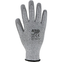 ASATEX® Schnittschutz-Handschuhe mit grauer PU- Beschichtung, Schnittschutzstufe 3