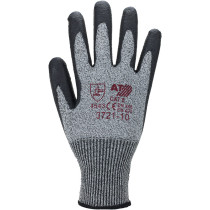 ASATEX® Schnittschutz-Handschuhe mit schwarzer PU- Beschichtung, Schnittschutzstufe 5