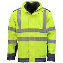 ASATEX® Wetter-, Flammen- und Warnschutzjacke, Klasse 3