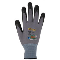 ASATEX® HIT099 Feinstrick-Handschuhe mit schwarzer Nitril-Microschaumbeschichtung, 12 Paar