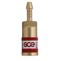 GCE Einhand-Schnellkupplung, Griffstück, Sauerstoff, 6, 3 mm