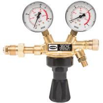 HARRIS Flaschendruckminderer, Wasserstoff, Modell 842, Arbeitsmanometer, 10 bar