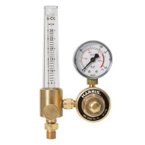 HARRIS Flaschendruckminderer Argon/CO₂, Modell 601, Flowmeter, 30 l/min