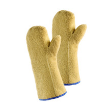 JUTEC Hitzeschutz-Handschuhe aus Aramidschlingengewebe, Fauster, 30 cm, bis 500°C Kontakthitze