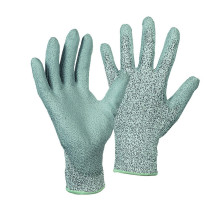 LEIPOLD Solidstar® Schnittschutz-Handschuhe mit grauer PU-Beschichtung, Schnittfestigkeit Level 3, VPE = 6 Paar