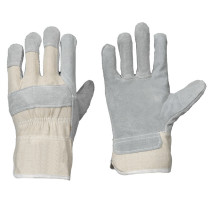 Rindkernspaltleder-Handschuhe, Zeigefinger Leder, Größe 10, VPE = 12 Paar