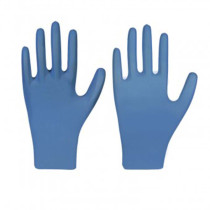 LEIPOLD Solidstar® Comfort Plus Nitril-Einmalschutzhandschuh,  blau, puderfrei, Box à 100 Stück