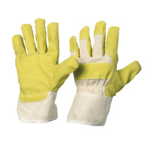 Vinyl-Kunstleder-Handschuhe, gelb, Größe 10, VPE = 12 Paar