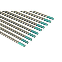 Wolframelektrode, Typ WR 02, türkis, Packung à 10 Stück 