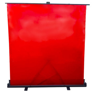 ANFINDO Schweißerschutzwand "Push up" System, 2.000 x 1.350 mm, orange, im Aluminiumkoffer