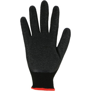 ASATEX® Feinstrick- Handschuhe mit schwarzer Latex-Beschichtung, Größe 7 - 2