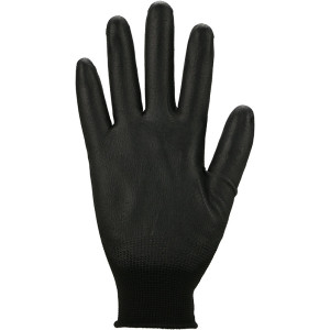 ASATEX® Feinstrick-Handschuhe mit schwarzer PU-Beschichtung, Größe 6 - 2