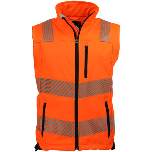 ASATEX® Prevent®-Trendline Warnschutzweste, Kat. II, orange/schwarz, Größe S 