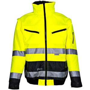 ASATEX® Prevent® Warnschutzpilotenjacke, Klasse 3, gelb/anthrazit, Größe S
