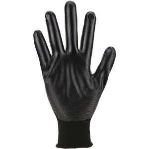 ASATEX® Rundstrick-Handschuhe mit schwarzer Nitrilbeschichtung, Kat. II, Größe 11 - 2