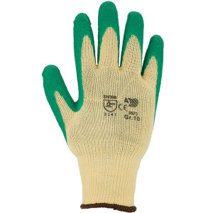 ASATEX® Strick-Handschuhe mit grüner Latex-Beschichtung, Kat II, Größe 8 - 1