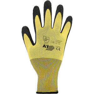 ASATEX® Strick-Handschuhe mit schwarzer Latex-Beschichtung, Kat II, Größe 8 - 2
