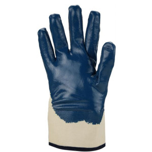 ASATEX® Nitril- Handschuhe, mit Stulpe, blau, Größe 8 - 2