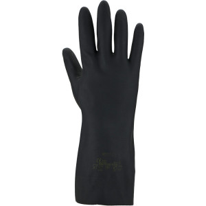 Chemikalienschutz-Handschuhe, Neoprene, Kat III, schwarz, Größe 7 - 1