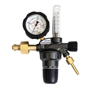 GCE Flaschendruckminderer Argon/CO2, ProControl®, 200 bar, Flowmeter 30 l/min.