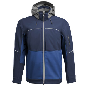 Grizzlyskin RESIST Softshelljacke blau, Größe S - 1