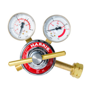 HARRIS Flaschendruckminderer Wasserstoff, Modell 825, Arbeitsmanometer, 20 bar