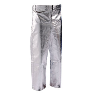 JUTEC Hitzeschutzhose aus Aramidgewebe, aluminisiert, 500 g/m², Strahlungshitze bis 1.000°C, Größe 48