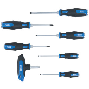 KS TOOLS ERGOTORQUE Schlagkappen-Schraubendreher-Satz 7-teilig - 2