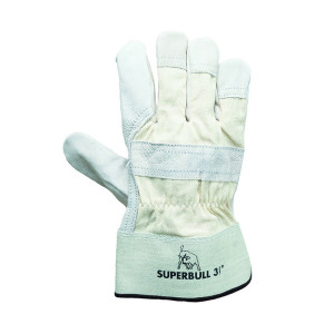 LEIPOLD Superbull 3® TOP- Rindnarbenleder-Handschuhe, Größe 8, VPE = 12 Paar