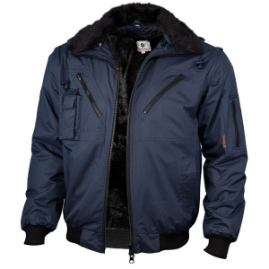 QUALITEX Pilotenjacke, Polyester, marine, Größe S - 1