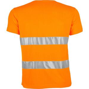 QUALITEX Warnschutz T-Shirt Signal, warnorange, Größe S - 2