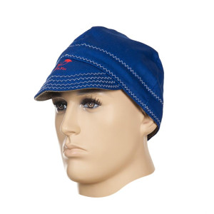WELDAS® Fire Fox™ Mütze, flammenhemmende Baumwolle, blau, Größe 1