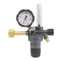 GCE Flaschendruckminderer Argon/CO₂, ProControl, 300 bar, Flowmeter 30 l/min.
