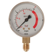 Arbeitsmanometer, Sauerstoff