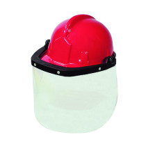 Gesichtsschutz Panorama mit Universal-Helm-Haltebügel, mit Scheibe, farblos