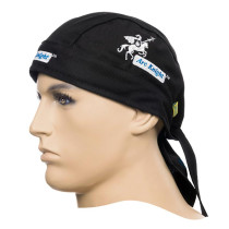 WELDAS® Arc Knight™ Kopfbedeckung, Design Bandana, Baumwolle, schwarz