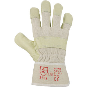 ASATEX® ADLER5 Schweinsvollleder- Handschuhe, Größe 10,5 - 1