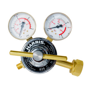 HARRIS Flaschendruckminderer Argon/CO₂, Modell 825, Arbeitsmanometer, 20 bar