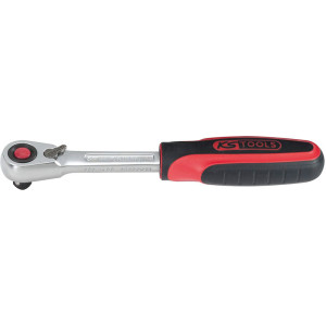 KS TOOLS SlimPOWER Umschaltknarre, 1/4", 140 mm lang