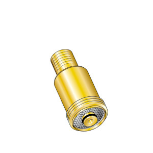 TBi Gaslinse für SR 17, SR 18 und SR 26, Ø 1,0-1,6 mm, kurz, L=27,0 mm, Pack á 5 Stück